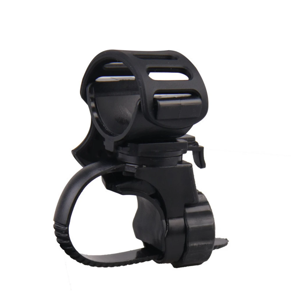 

Bicycle Torch Clamp Torch 360° ABS Bike Mount Black Clamp Durable Handlebar Holder Light Lightweight Practical