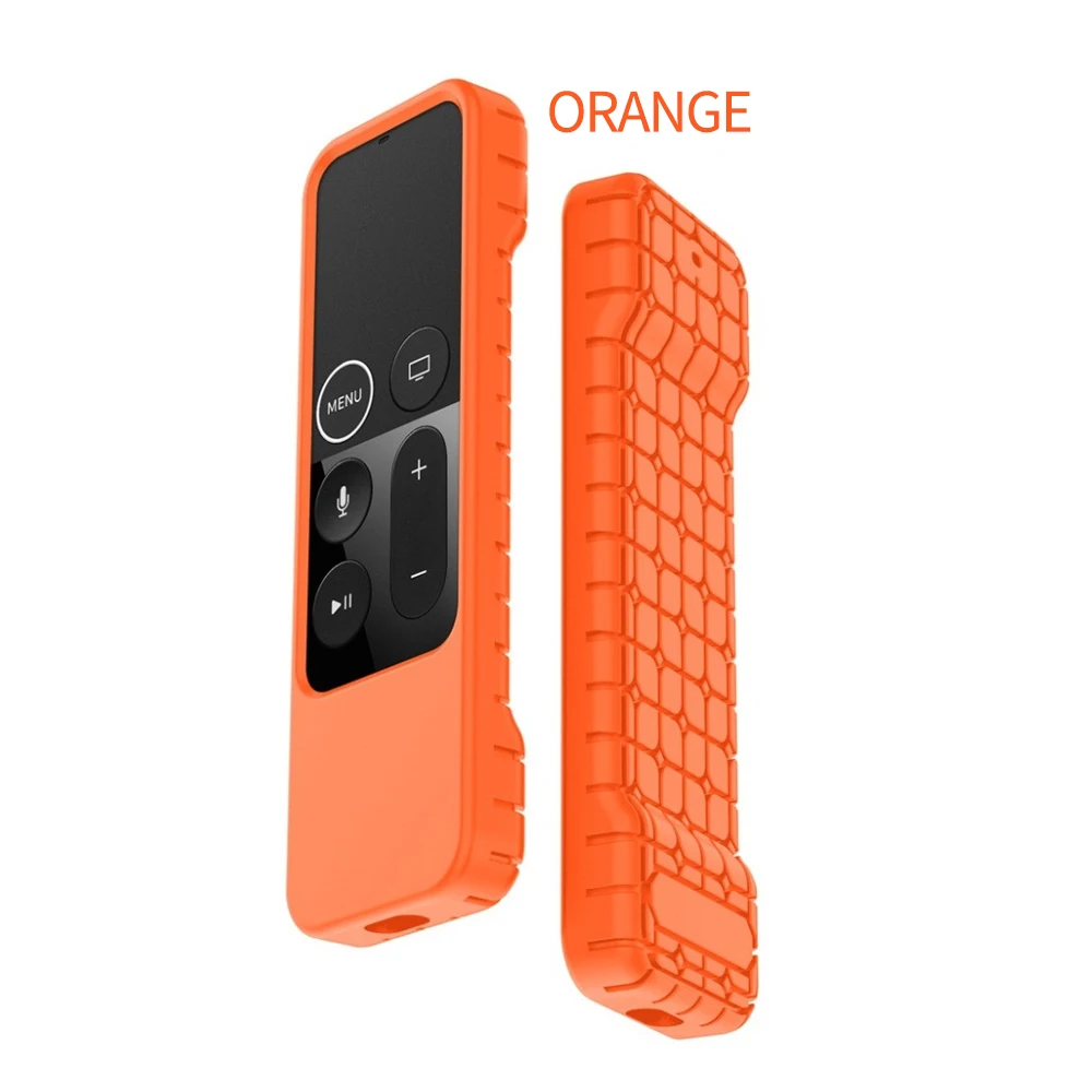 Hot Colorful Anti-slip Silicone Protective Case for Apple TV 4 Remote Control Waterproof Dust Cover Lightweight Rectangle Sleeve