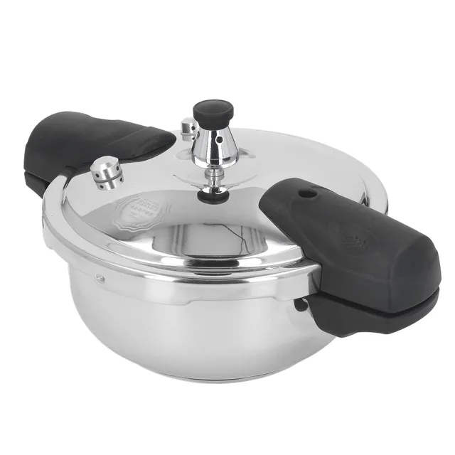 1.8L Pressure Cooker Stainless Steel Safe Explosion Proof 1.8L 1.8 Liter Pressure Cooker Oyster Fish Head Pot for Gas Stove Indu 1