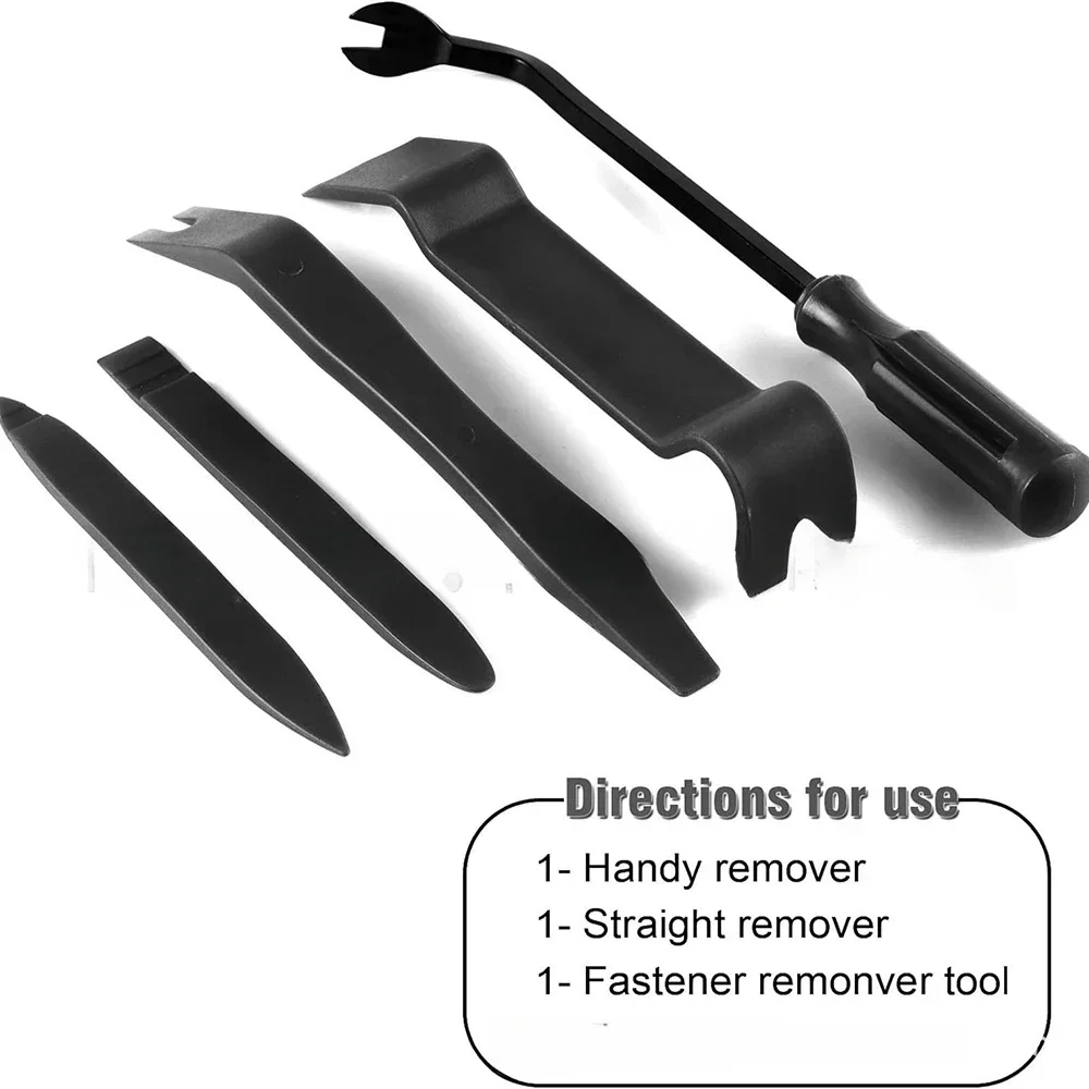 1-5Pcs Auto Trim Removal Tool Kit, No Scratch Plastic Pry Tool Kit - Interior Door Panel Clip Fastener Removal Set For Vehicle