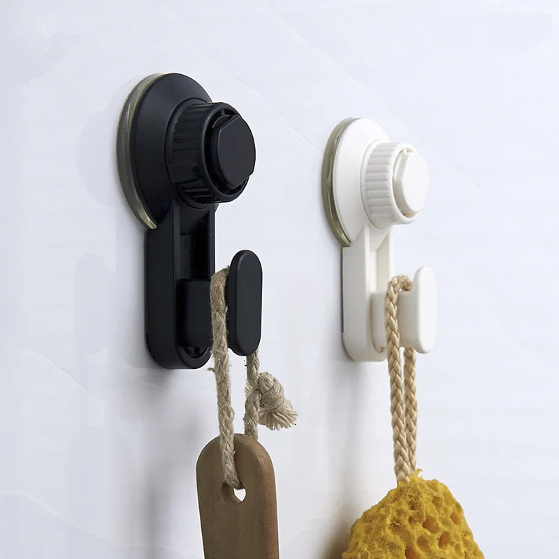 

1Pc Vacuum Suction Cup Hooks Punch-free Robe Hook Reusable Towel Holder For Kitchen Bathroom Home Beautiful Receive