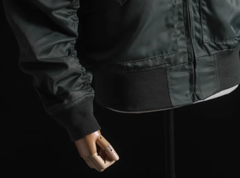 Men's Safari Jacket Zipper Detail