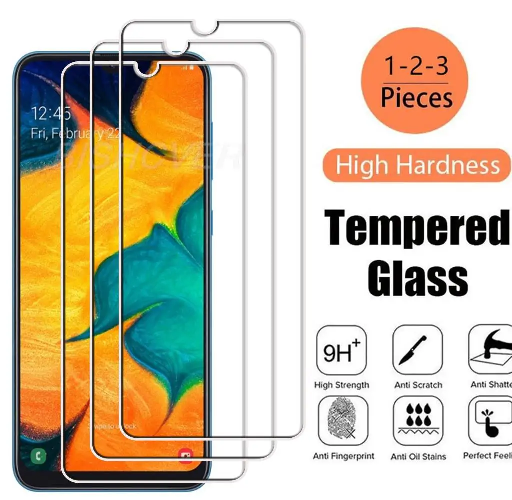 

Закаленное стекло для Samsung Galaxy A30 6,4 дюйма GalaxyA30 A20 A50 Wide4 GalaxyA20, защитная пленка для экрана телефона, защитная пленка