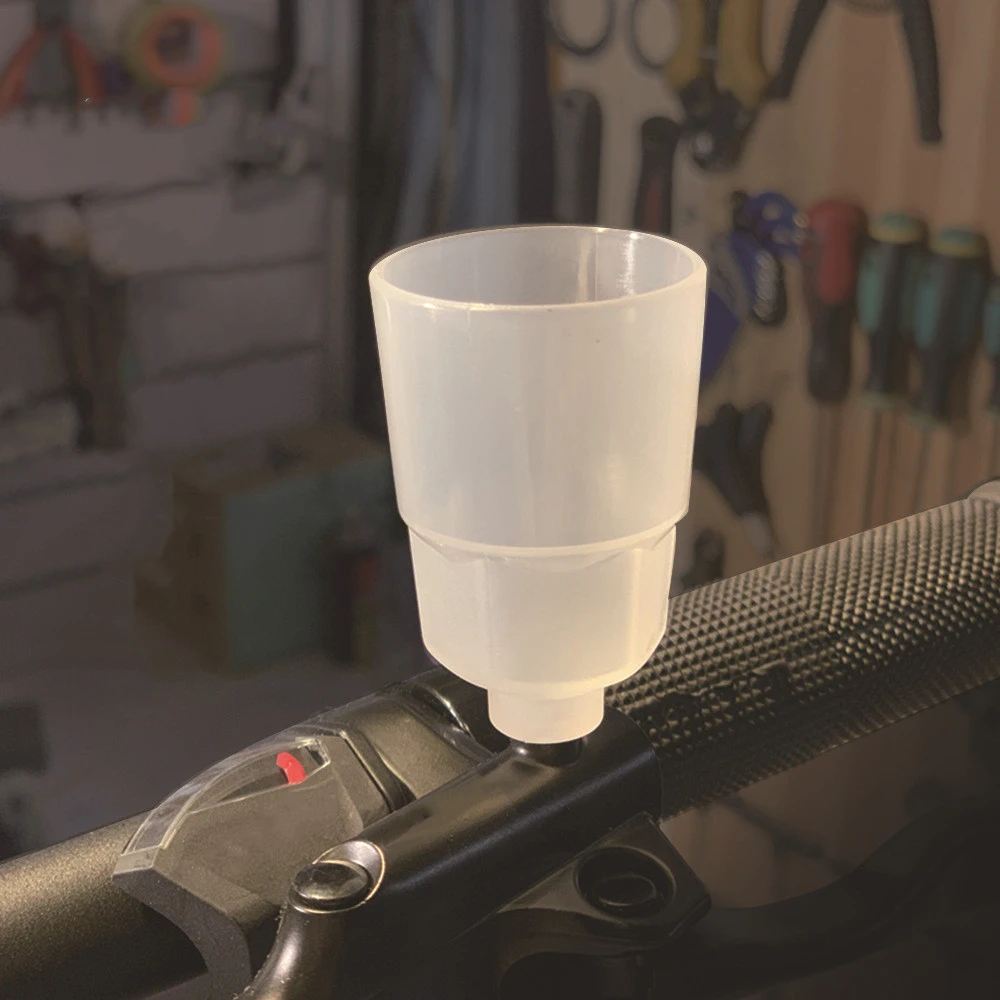 

Cycling Bicycle Parts Plastic White Mountain Bike Refuel Funnel Mineral Oil Brake Hydraulic Brake Bleed Kit For Brake System