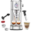Gevi Espresso Machine 20 Bar with Auto Milk Frother, Professional Espresso Maker with Adjustable Shot Volume, Compact Cappuccino 1