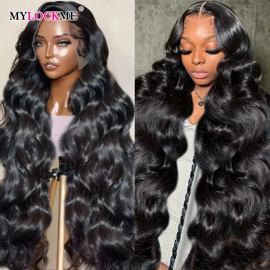 

30 32 34 Inch Body Wave Lace Front Wig 13x4 13x6 HD Transparent Lace Frontal Wigs 4x4 Lace Closure Indian Human Hair For Women