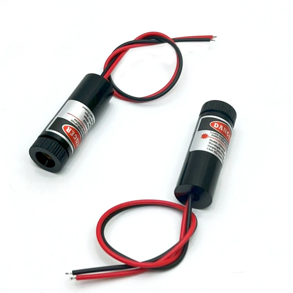 Kit 2 Módulos Láser Rojo 650nm - Enfoque Ajustable Para Construcción Y Bricolaje