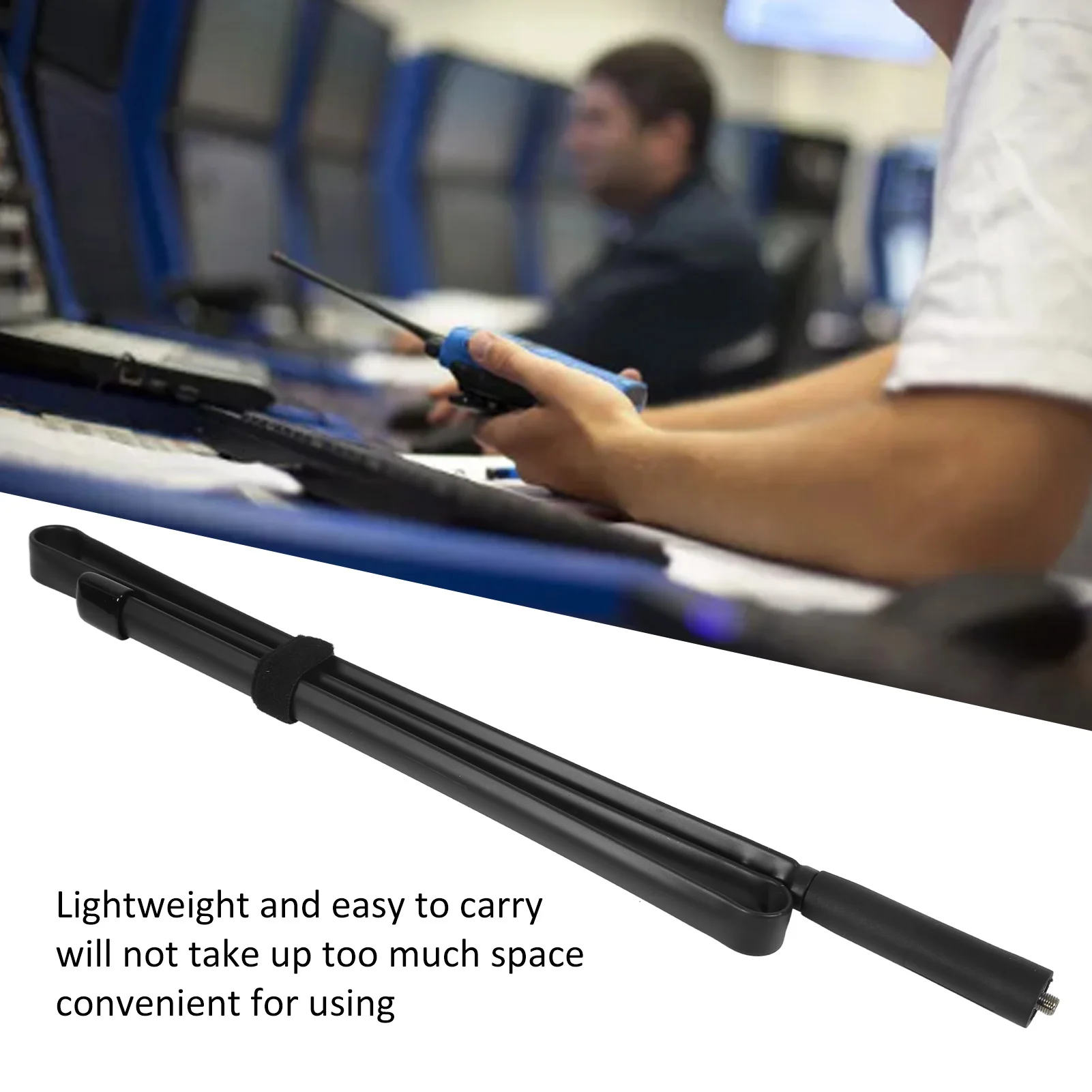 2 세트 UV 워키토키 라디오 안테나 3.5dBi 136MHz?520MHz SMA 암 인터페이스 124cm 길이 양방향 트랜시버 안테나