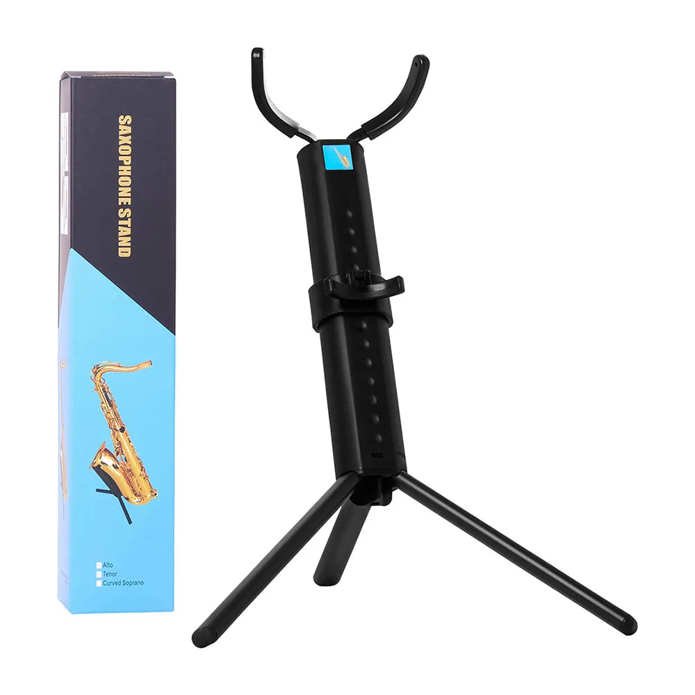 

Saxophone Stand Portable Foldable Tenor Sax Stand Metal Legs Tripod Professional Woodwind Instrument Parts & Accessories