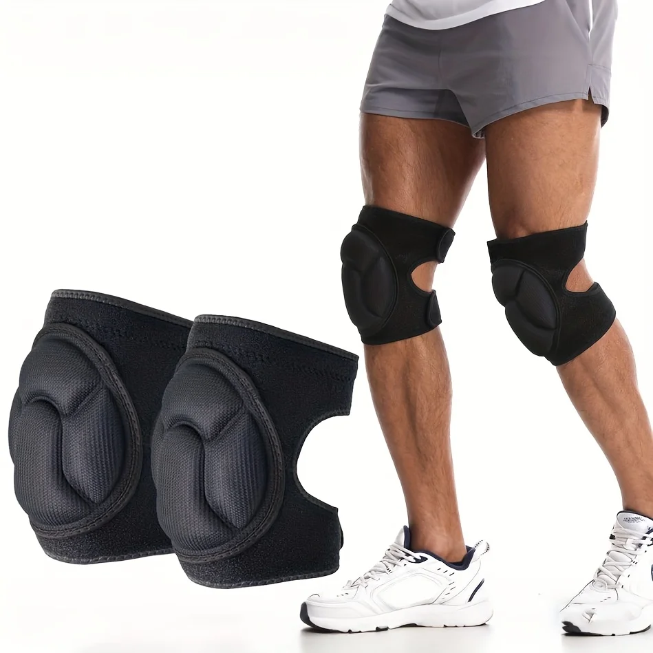 1Pc Thick Knee Pads Work Gardening Sports Knee Pads for Men Wmen Sponge Collision Avoidance Kneepads for Carpet Roofing Garden