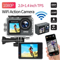 Dual Screen Camera 30m Waterproof Exercise Video Recorder 120° Wide Angle Underwater Camera with Accessories Kit 1