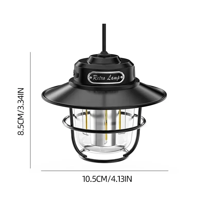Retro Dimmable Camping Lantern 3
