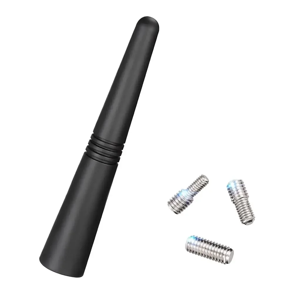 Universal Compact Car Antenna with Strong Radio Reception and Thread Screw Mount