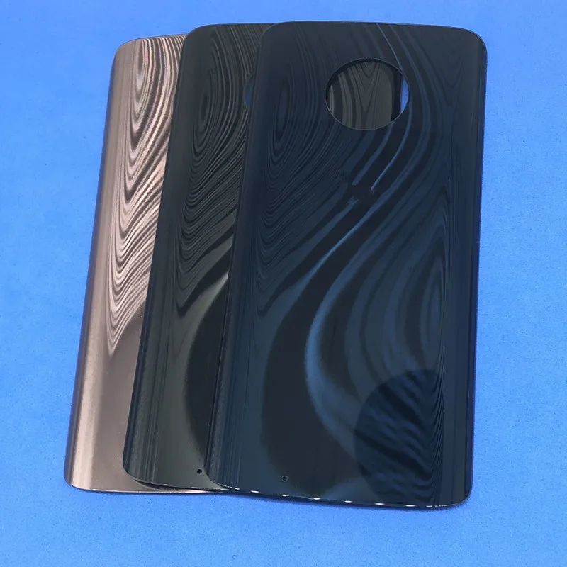 Custodia Per Motorola Moto G6 (XT1925-10), Cover Sottile In Fibra Di Carbonio E TPU, Antiscivolo E Antiurto, Blu Scuro - 3