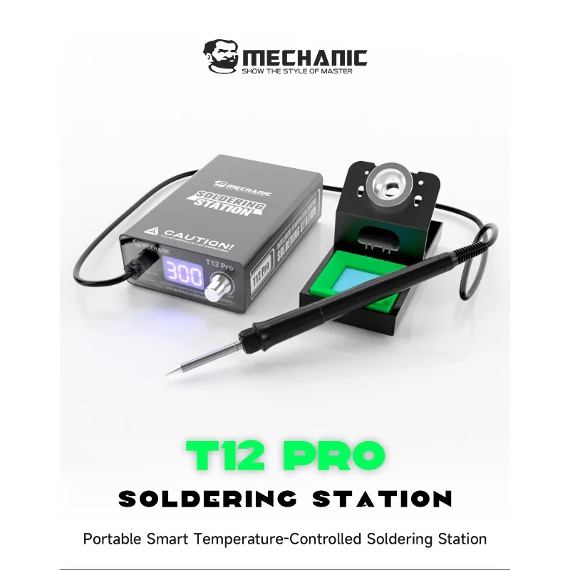 Mechanic T12 PRO 납땜 스테이션 220V/110V 빠른 가열 온도 조절식..