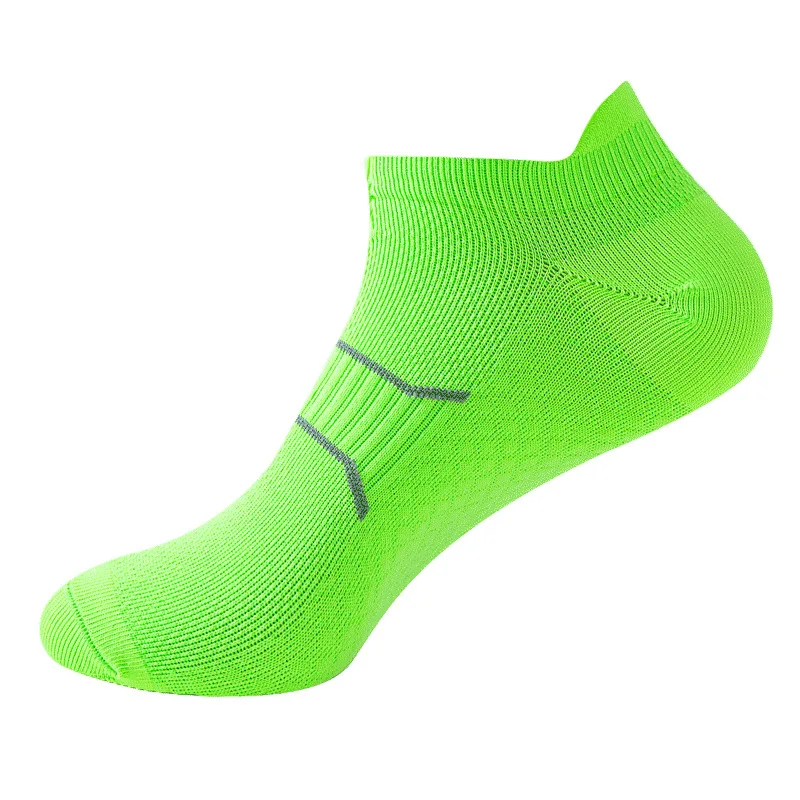 New Men/Women Sport Running Low Cut Socks Thin Breathable Bright Color Quick Dry Fitness Athletic Compression Short Ankle Sock Compression Socks Running Socks