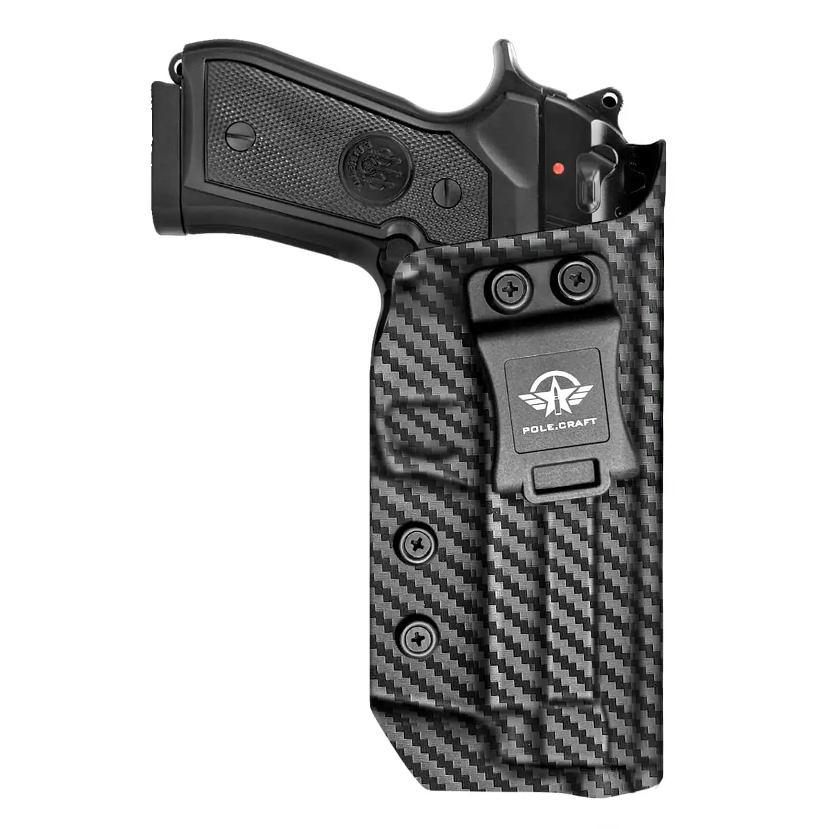 

POLE.CRAFT Beretta 92FS 92A1 96A1 Holster Carbon Fiber IWB Kydex Holster for Beretta 92 A1 / 96 A1 / 92 FS Pistol Case