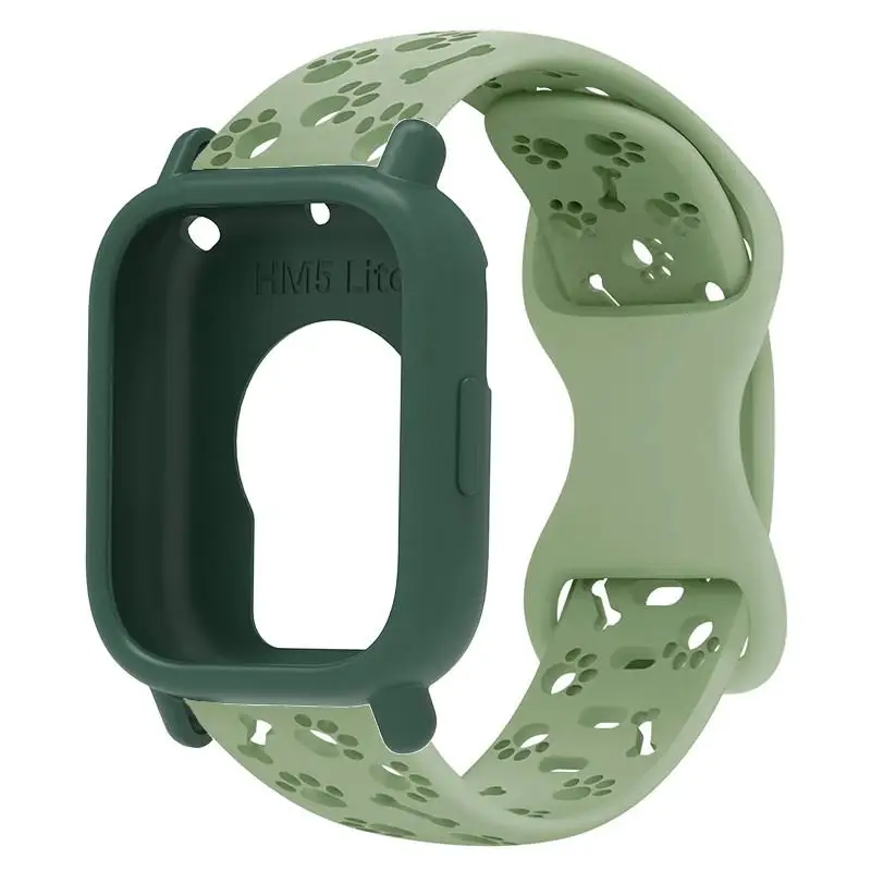 Silicone Sport Strap with Protective Case