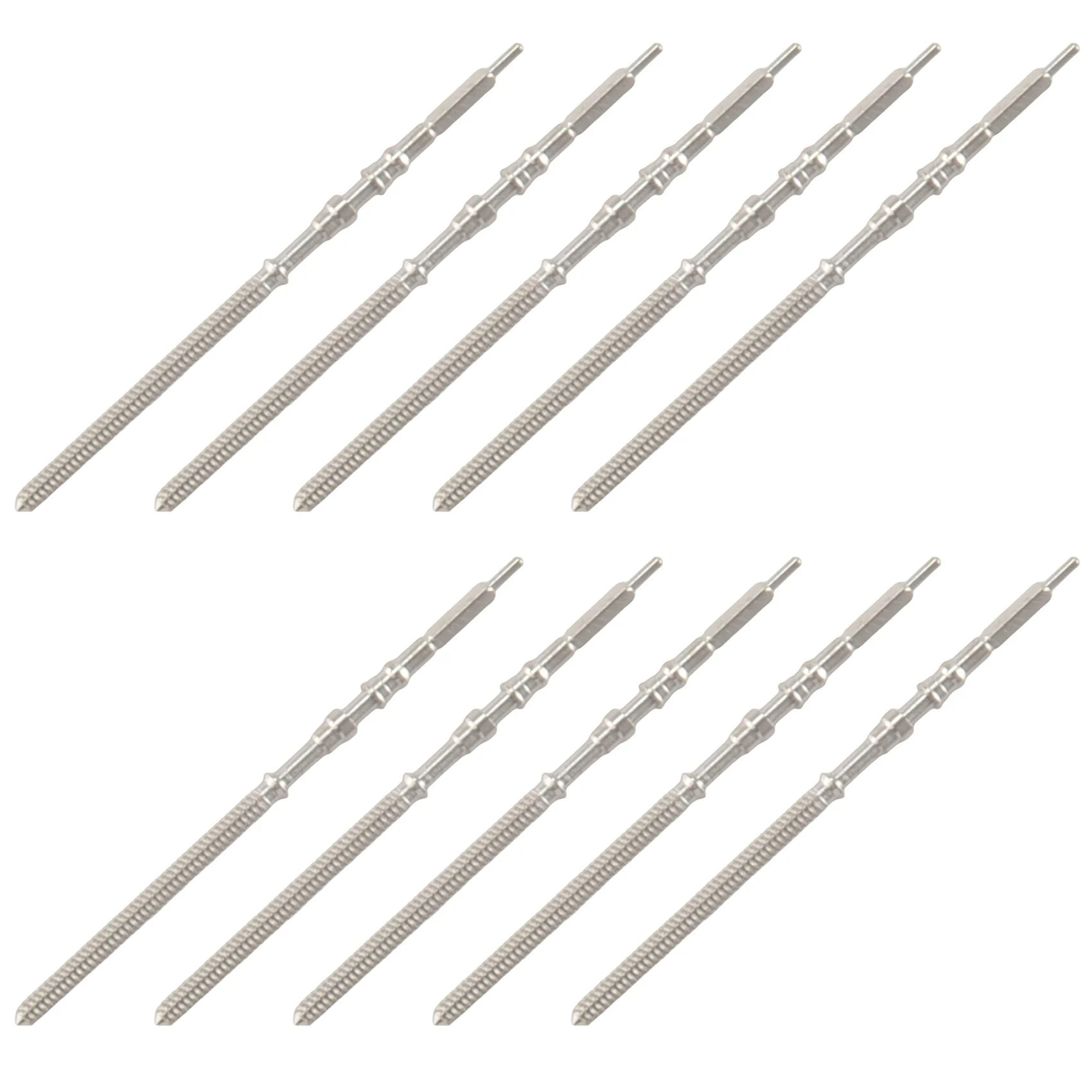 10Pcs Movement Watch Steel Stem Crown Kit Watch of Parts NH35 NH36 NH38 NH39 Movement Stem Spare Parts