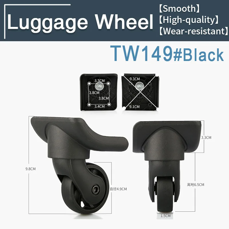 Suitable For Meilv Brand Wheel Luggage Pulley Silent Suitcase Load-Bearing Wheel Suitcase Universal Wear-Resistant Casters