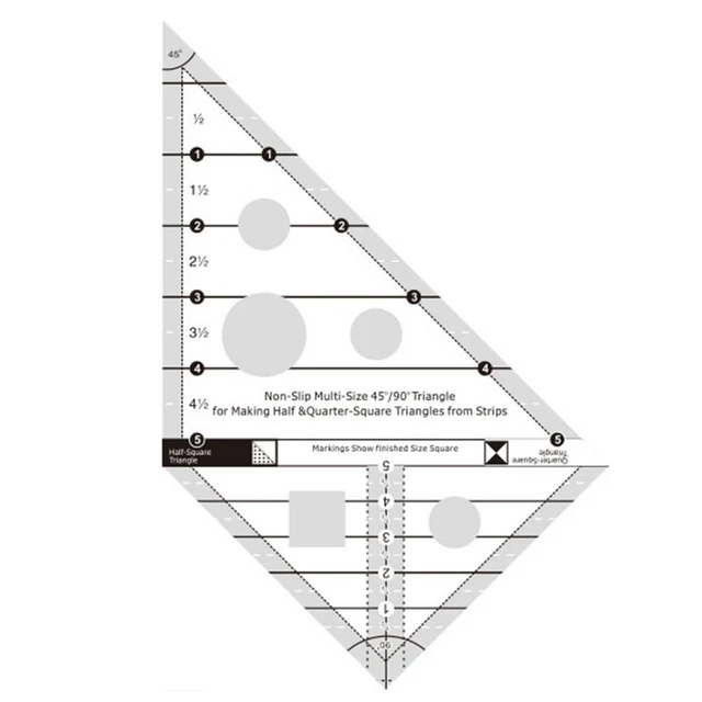 1pc Acrylic Quilting Ruler Cutting Cloth Sewing Ruler Non-slip Quilting  Template Size 7 X 7 Square Quilting Tools Sewing Accessories