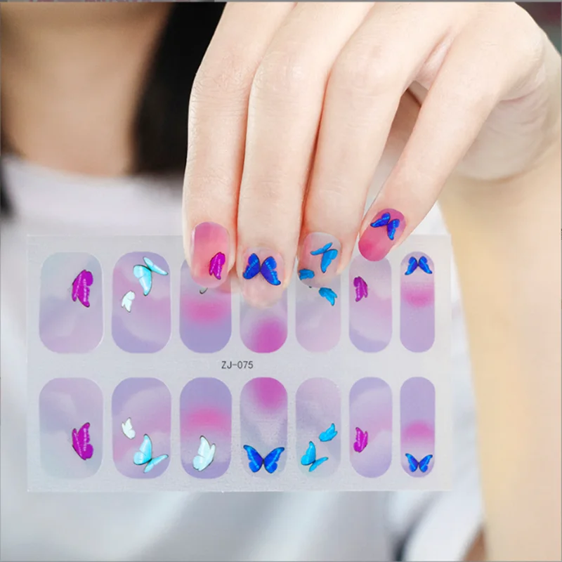 Round gemstone stickers blue 8mm 120/pk