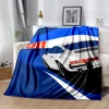 3D Classic Racing Car Soft Flannel Blanket for Bed Bedroom Sofa Picnic, Warm Throw Blanket for Cover Outdoor Leisure Nap Gifts 5
