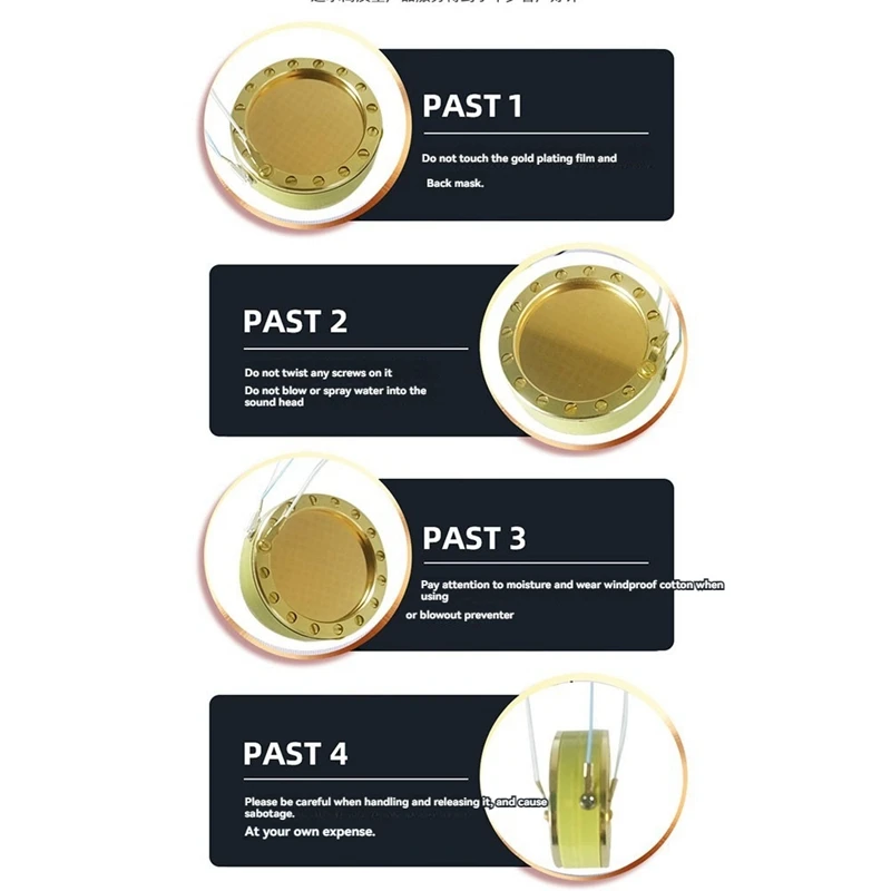 Capsula con nucleo a membrana per microfono Accessori per microfono a condensatore a diaframma largo 34MM per registrazione in studio - immagine 6