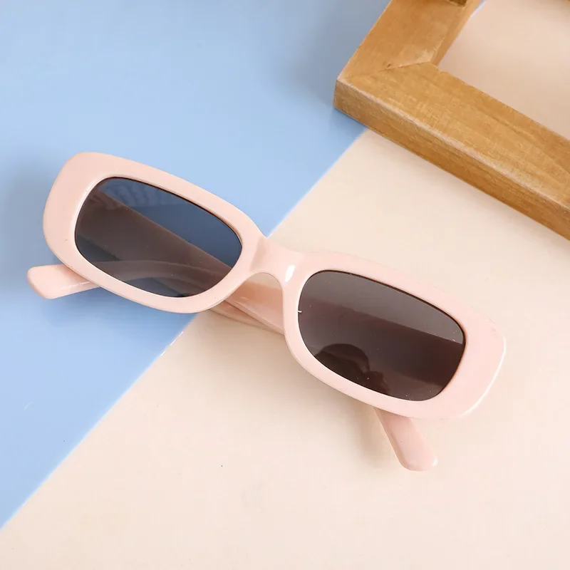 Small Rectangle Kids Sunglasses Boy Girls Square Frame Sun Glasses Children Baby Summer UV400 Protection &oacute;culos De Sol Infantil