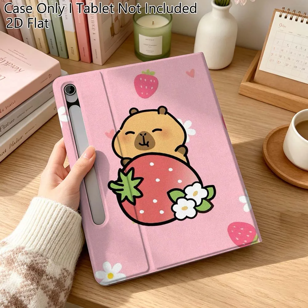Capybara Art Cartoon Design Soft Flexible Tablet Case Gift