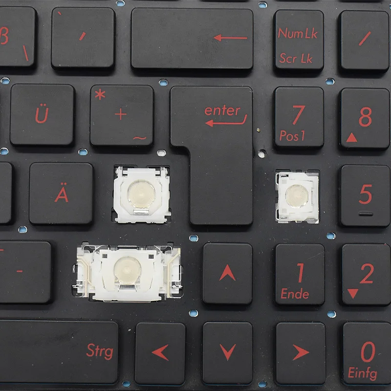 교체용 키캡 힌지, Asus ROG GL552 GL552VL GL552VW GL752 GL771 G551 GL551 백라이트 키보드용
