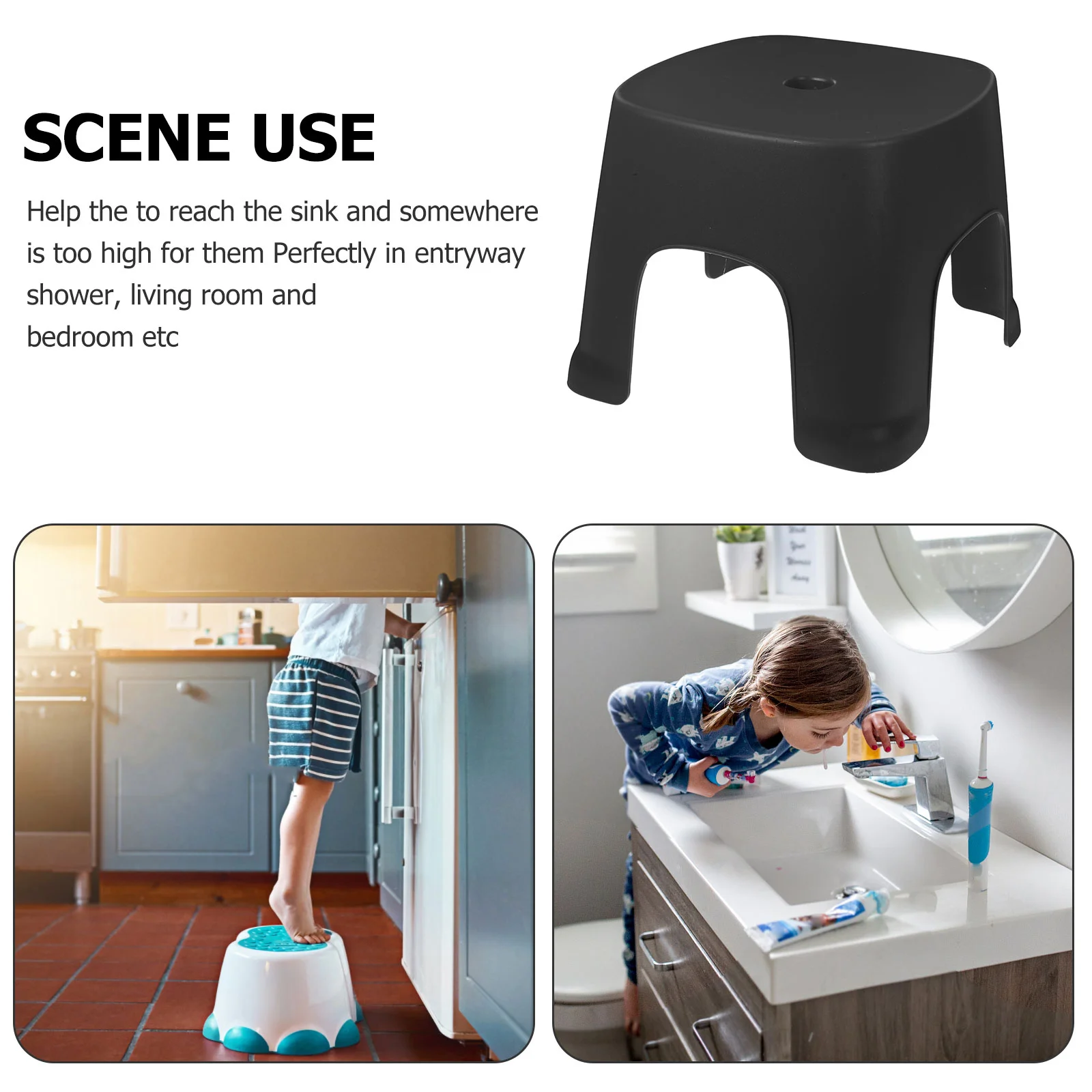 Porch Low Stool Toddler Portable Potty for Adults Bathroom Poop Pvc Step Toddlers