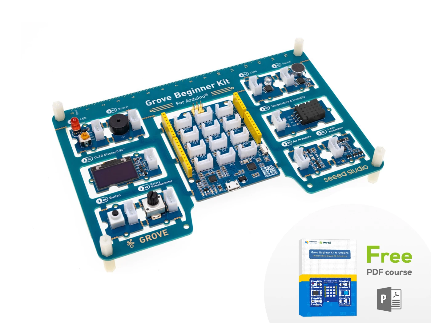 Grove Beginner Kit for Arduino,All-in-one Arduino UNO Compatible