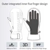 LOOGDEEL Winter Ski Gloves Women Waterproof Windproof Cycling Running Snowboard Snow Skiing Warmth Gloves Touch Screen Non-slip 4