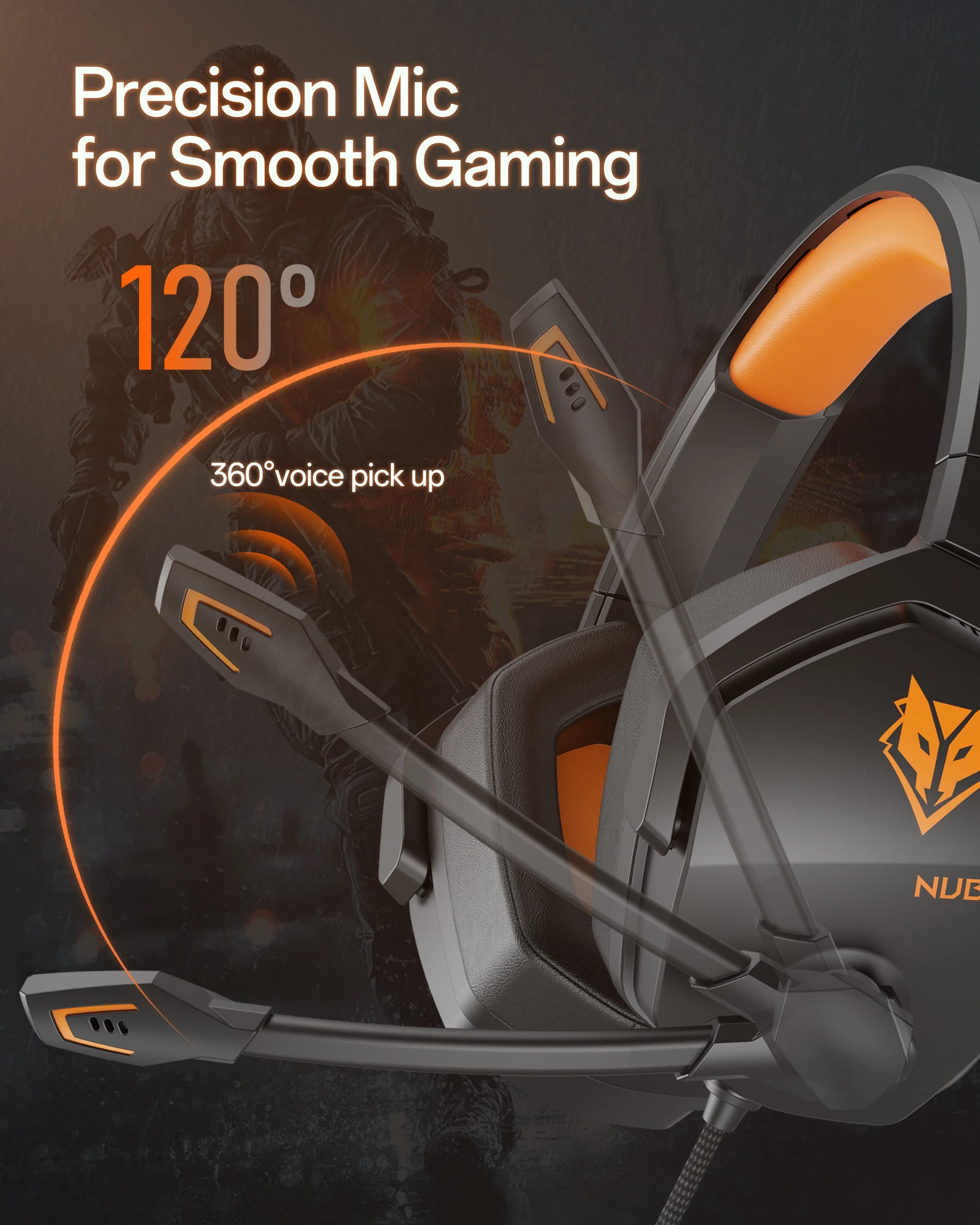 Nubwo N16 Gaming Headset For Xbox,ps5,ps4,pc,ns,mac Over Ear Headphones With Mic Stereo Wired Xbox Headet With 3 5mm Audio Jack, Alina Gadgets