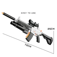M416 Rifle Manual Soft Bullet Toy Gun Weapons For Children Adults Mint Green Air Heat Toy Gun Blaster Outdoor Game CS Go 2