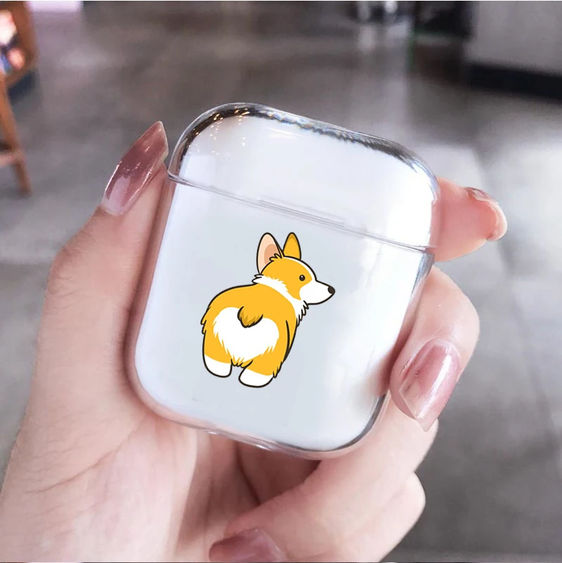 Adorable Cartoon Dog Earphone Case - Shockproof Soft Cover & Protective Accessory Shell