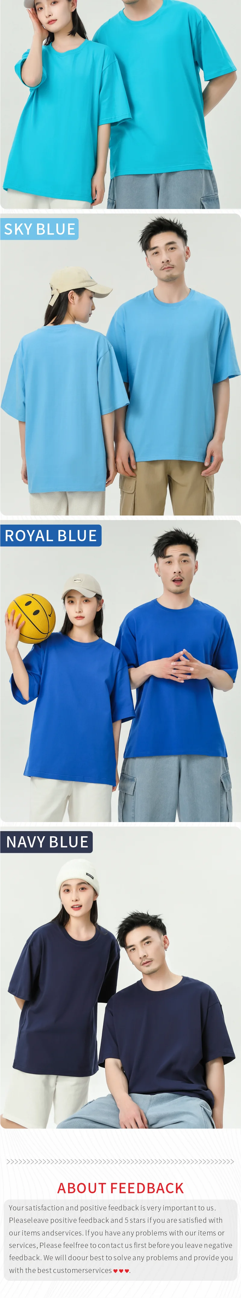 تخصيص تي شيرت شعار مجاني صورة الطباعة فضفاضة قصيرة الأكمام أعلى التطريز المؤسسة فريق الرجال والنساء القميص الثقافي