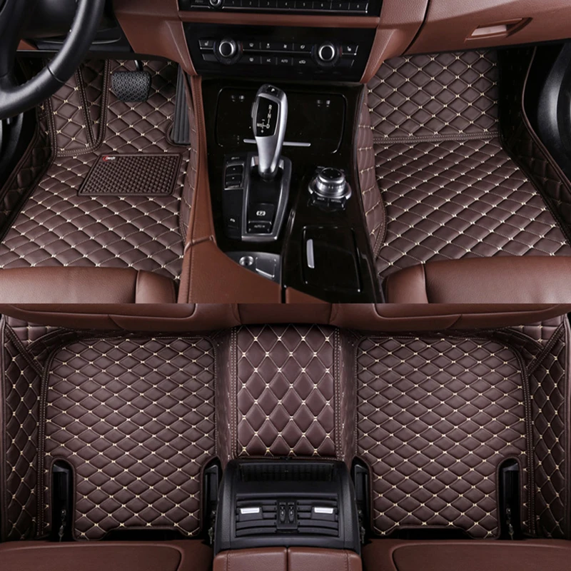 Car Floor Mats for BMW X5 E70 2006-2013 Car Accessories Interior Details Carpet Artificial Leather