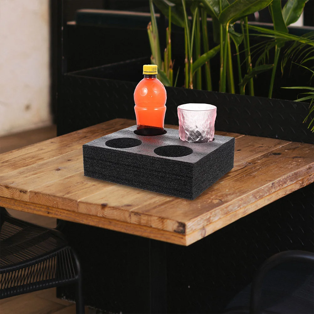 Black Lightweight Milk Tea Cup Tray Holder Takeout Cup Carrier Carriers For Beverage Packing Box Drink Bottle Carrier