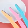 Safety Eyebrow Trimmer Blade Hair Removal Cutters Portable Face Razor Makeup Shaver Blades Tool Eye Brow Trimming Knife Cosmetic 4