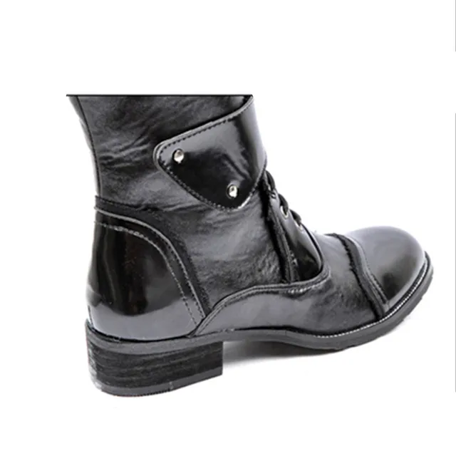 Botas Motociclísticas Masculinas Gothic Punk