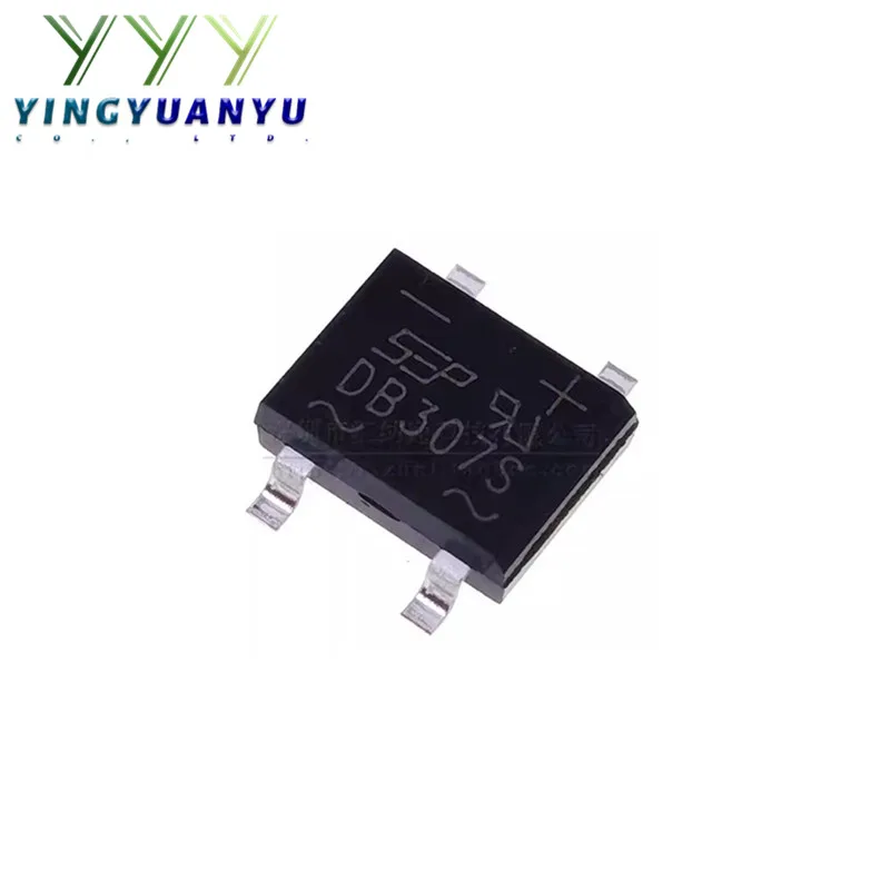 Original 100% New 10-200PCS/LOT DB307S SOP-4 1000V Diode Bridge Rectifier