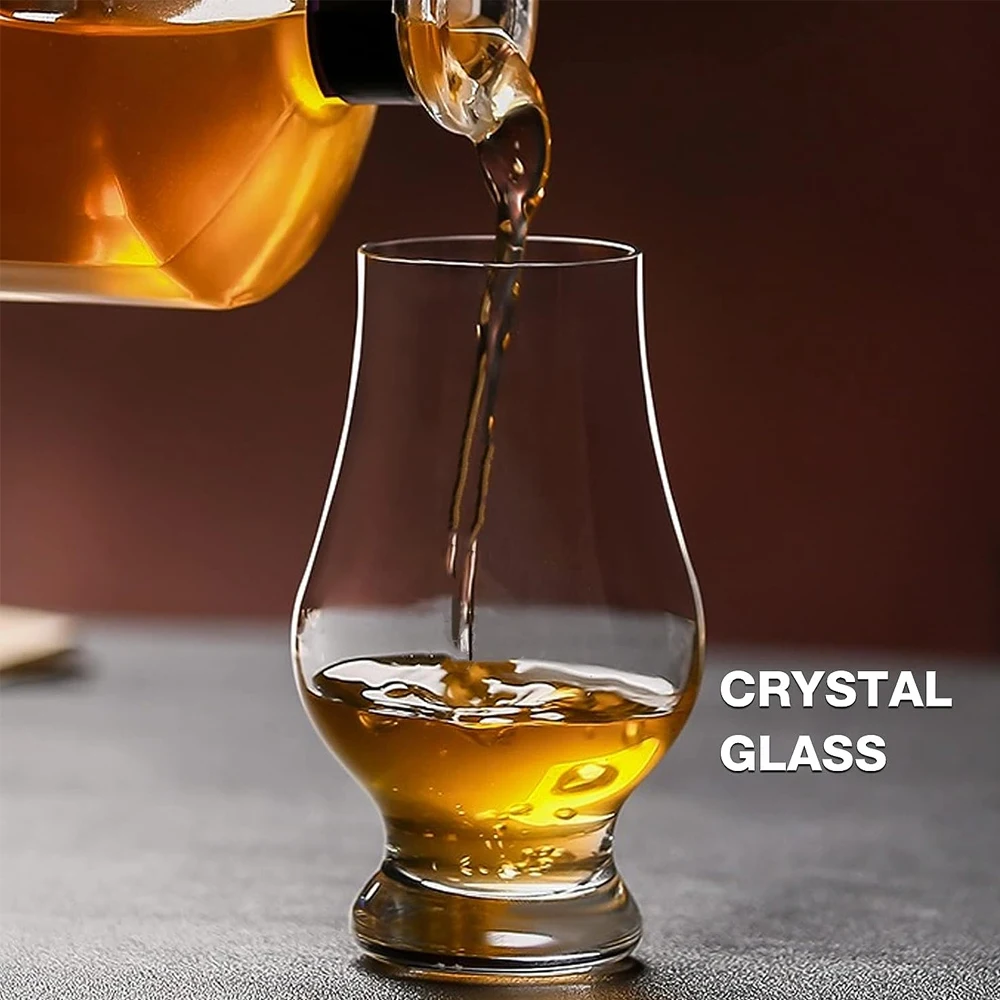 Description Picture 4 of item1/6PCS Whiskey Cup Transparent Lead Free Crystal Glass Whiskey Cup Set Glass Spirits Wine Glasses Scotch Drinking Glasses