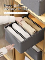 1PC Socks underwear organizer bag Foldable clothes organizer bag Clothes tie organizer box Drawer closet organizer box 2