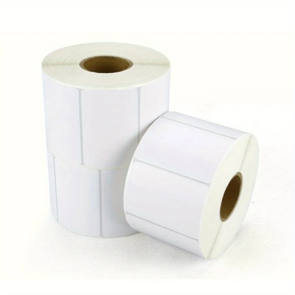 50 mm breite Thermoetikettenaufkleber, weißes, selbstklebendes Etikettenpapier, Preis-DIY-Geschenkanhänger für Kleidung, für Thermodrucker – Detail 4