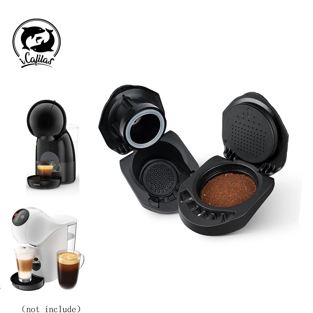 icafilas Adapter For Dolce Gusto Maker With Original Nespresso Capsule