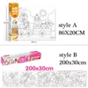Coloring Paper Roll Drawing Toys for Children Montessori Color Filling Paper  Sticker Learning Educational Toy for Kids 5