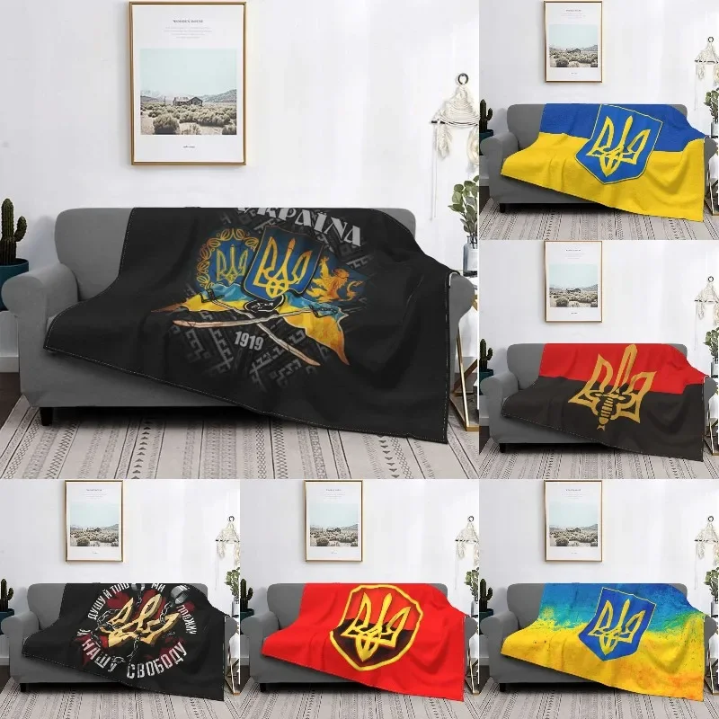 

Fleece Day Of Unity Of Ukraine Throw Blanket Warm Flannel Ukrainian Proud Flag Blankets for Bed Office Couch Bedspreads