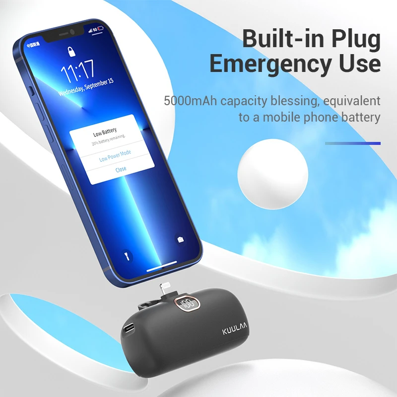 Ois – Mini batterie externe Portable à Charge rapide, powerbank de rechange  pour IPhone 12/13/X/Samsung/Xiaomi/Huawei - AliExpress